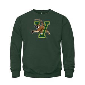 NEW AGENDA FULL COLOR V/CAT CREWNECK SWEATSHIRT -  forestgreen